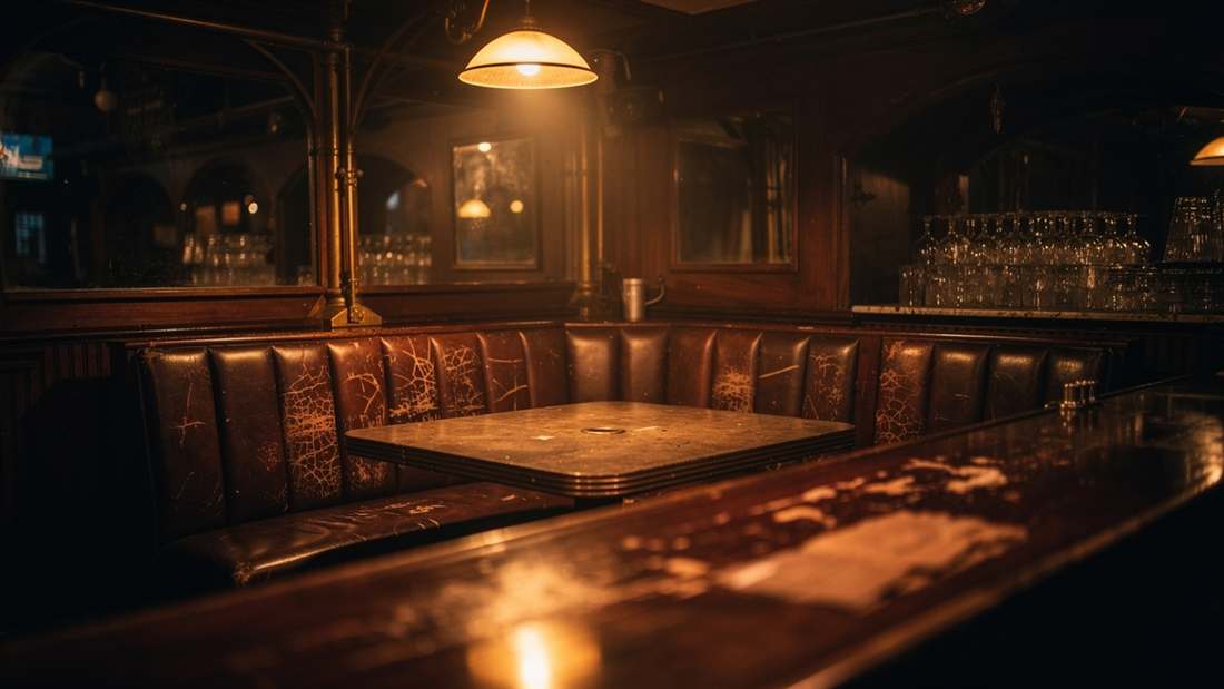 Illustrative warmly lit pub interior, a placeholder for a photo of Ripper’s